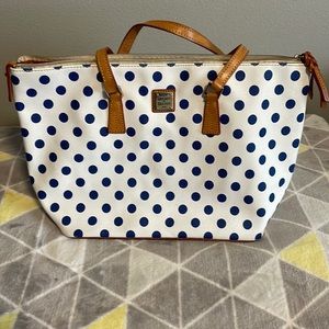 Dooney and Bourke Dot Tote | Cleaned - Sanitized - Polished Leather and Hardware